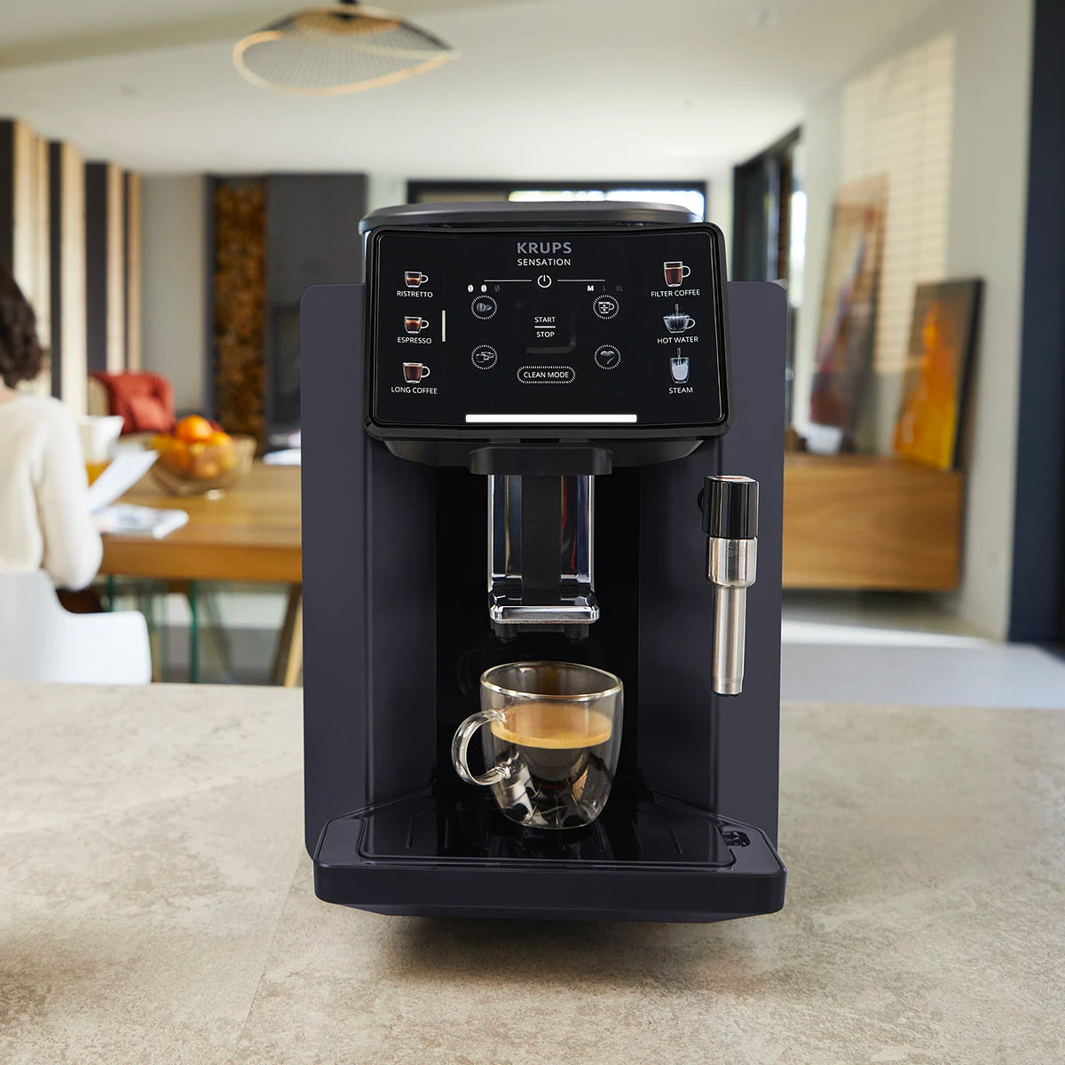 ماكينة تحضير القهوة Sensation C50 من الحبوب إلى الكوب