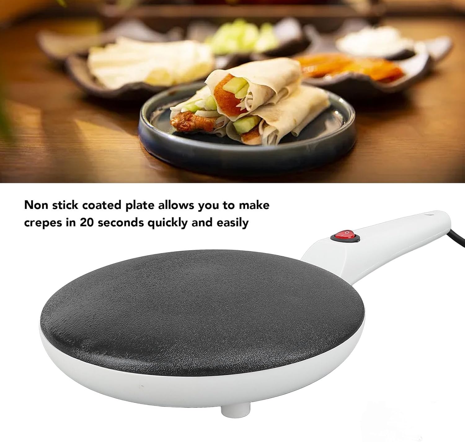 ماكينة صنع الكريب الكهربائية