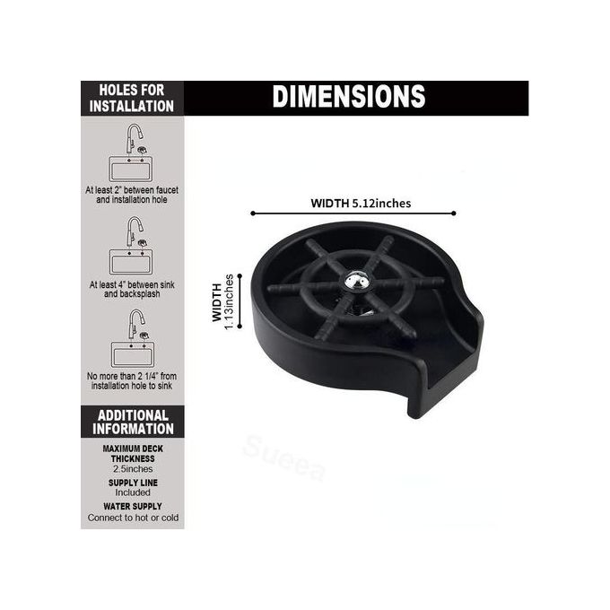 غسالة أكواب أوتوماتيكية لحوض المطبخ