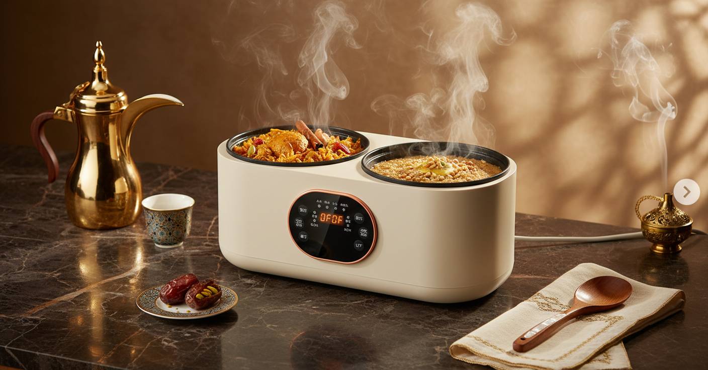 طباخ مزدوج متعدد الوظائف